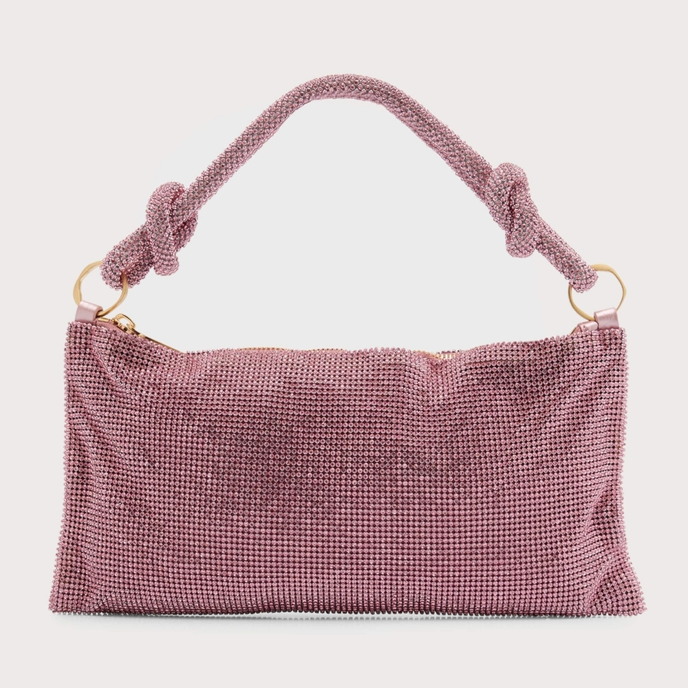 Cult Gaia Hera Nano Shoulder Bag in Shell Pink
